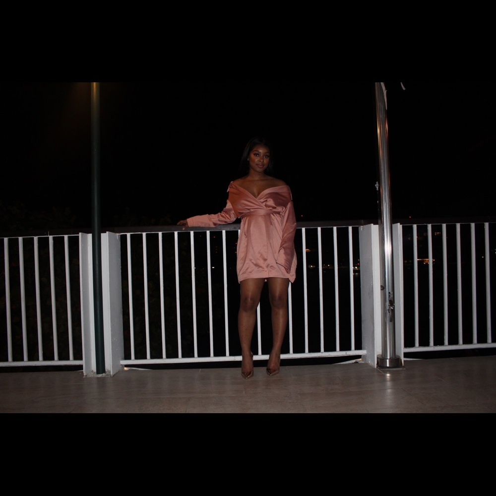 House of CB Off Shoulder Dress. Worn 2x